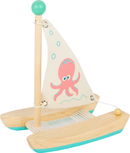 Small Foot Octopus Catamaran Water Toy | Hauck Toys
