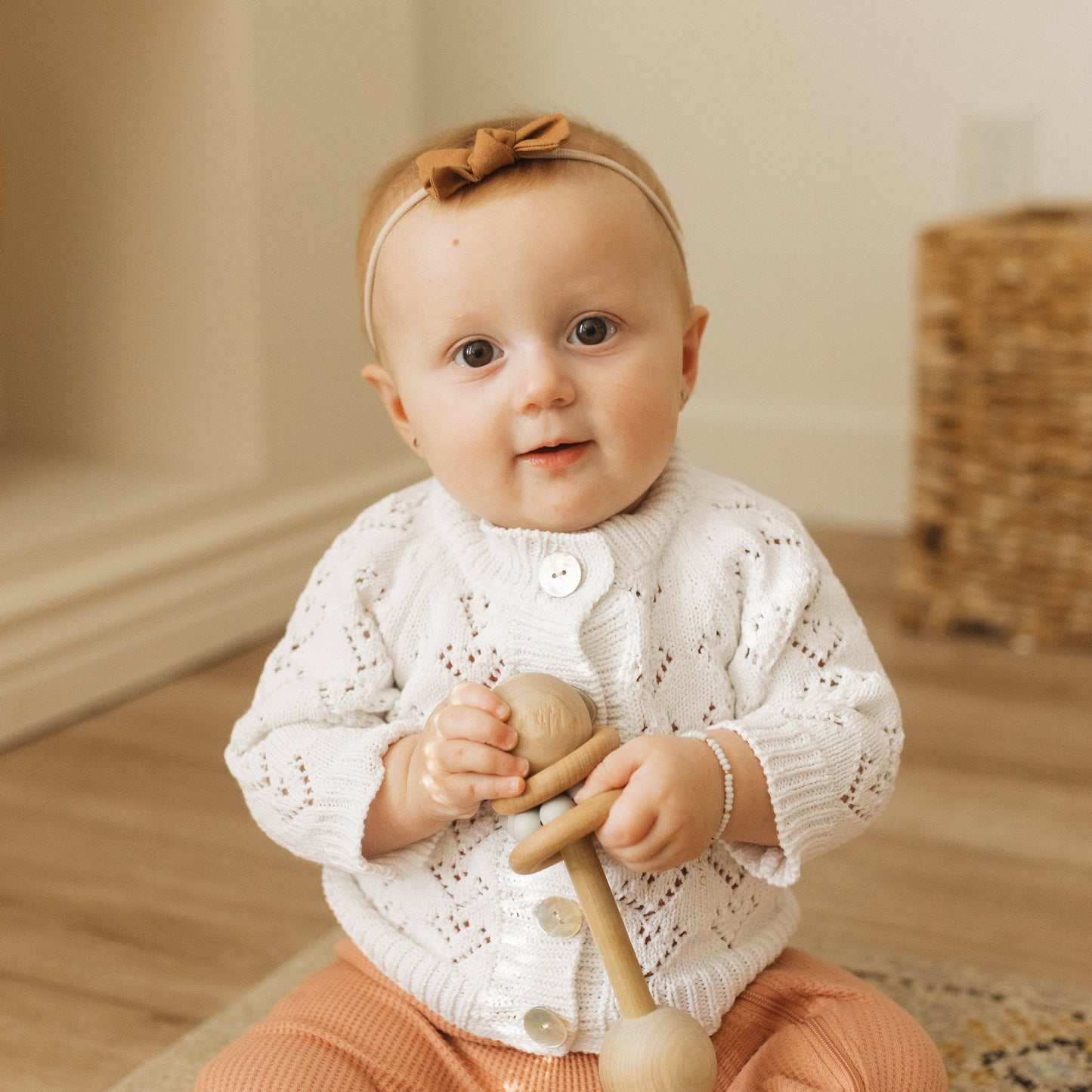 White Heart Lace Cardigan Sweater | Huggalugs