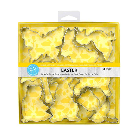 Easter 8 PC Cookie Cutter Set | R&M International