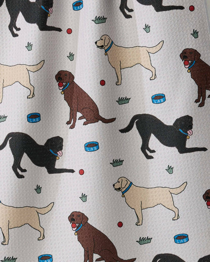 Lab Pals Tea Towel | Geometry