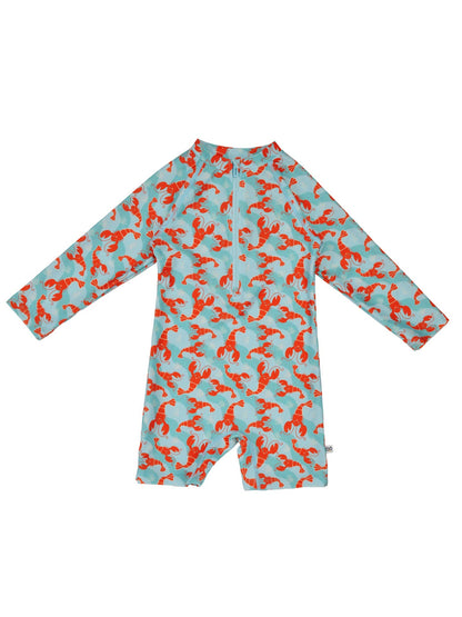Logan the Lobster Rash Guard Swimsuit | ZOOCCHINI