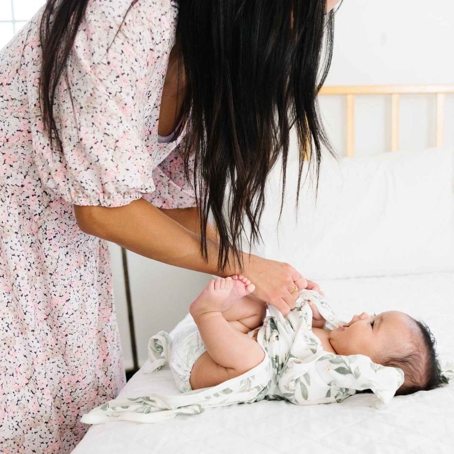 Fern Newborn Knotted Gown | Copper Pearl