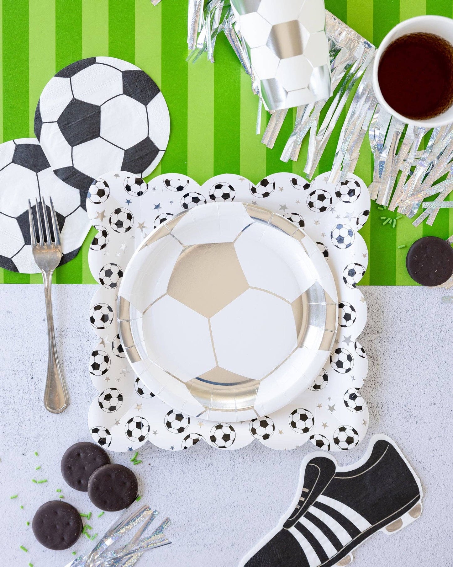 Soccer Ball Paper Plate | My Mind's Eye