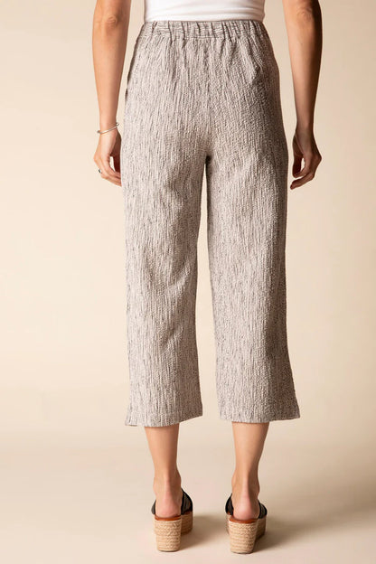 Willow Fine Lines Pucker Weave Capri | Habitat Clothing