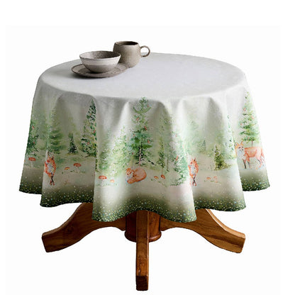 Winter Mornings Cotton Tablecloth (Various Sizes) | Maison d'Hermine