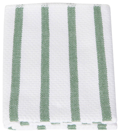 Basketweave Elm Green Dishcloths (Set of 2) | Danica