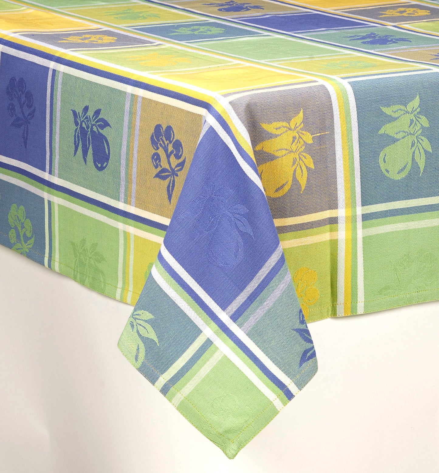 Table Cloth- Lemon Cherry (Jacquard) | Accent Linen