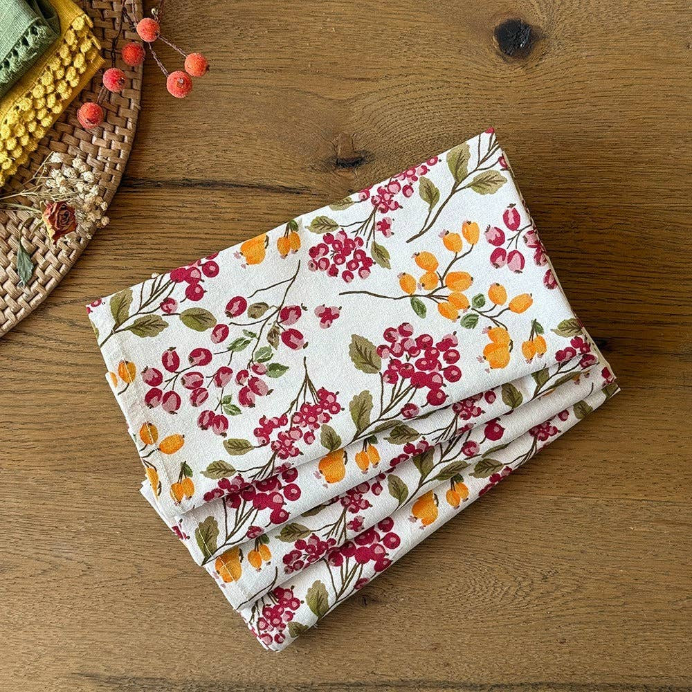 Warm Berry Napkins (Set of 4) | Mahogany