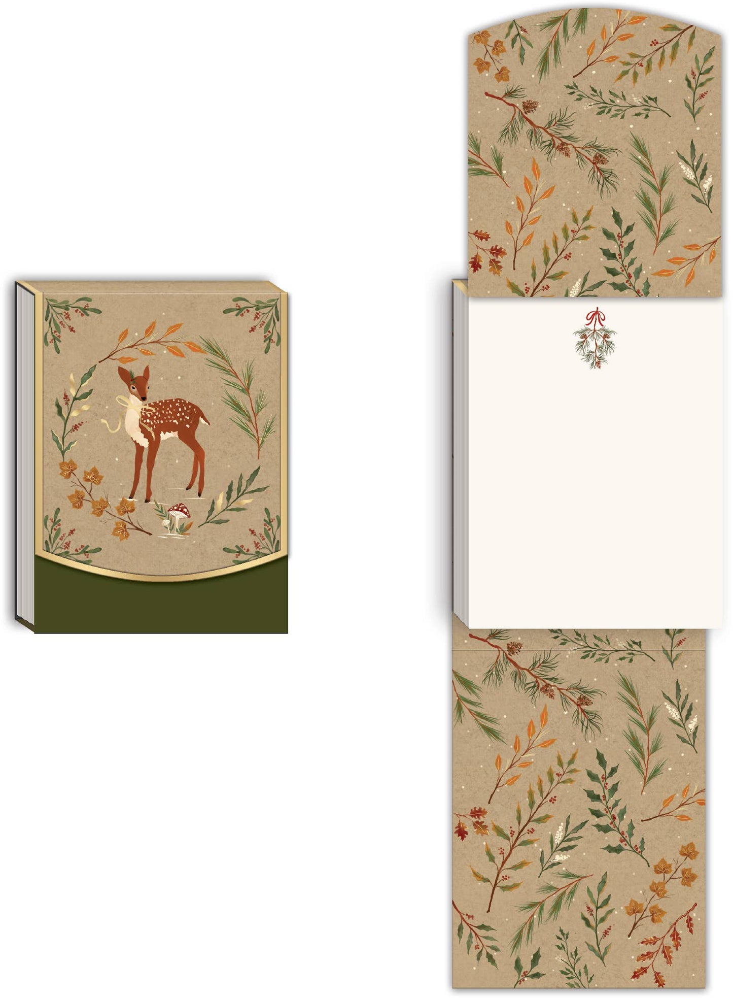 Woodland Deer Pocket Notepad | Punch Studio