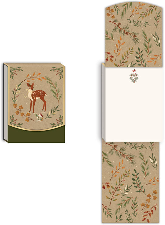Woodland Deer Pocket Notepad | Punch Studio