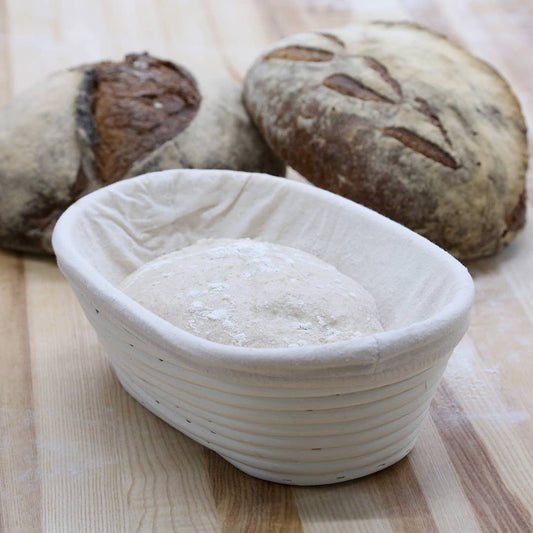Oval Proofing Basket and Liner | Breadtopia