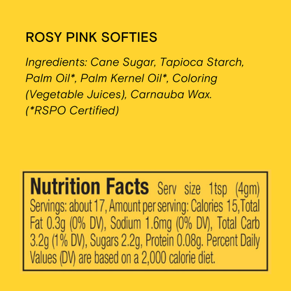 Dye-Free Rosy Pink Softie Sprinkles | Supernatural