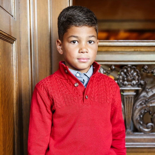 Organic Mock Neck Sweater | Hope & Henry