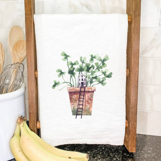 Clover Fairy House Towel | Indigo Tangerine