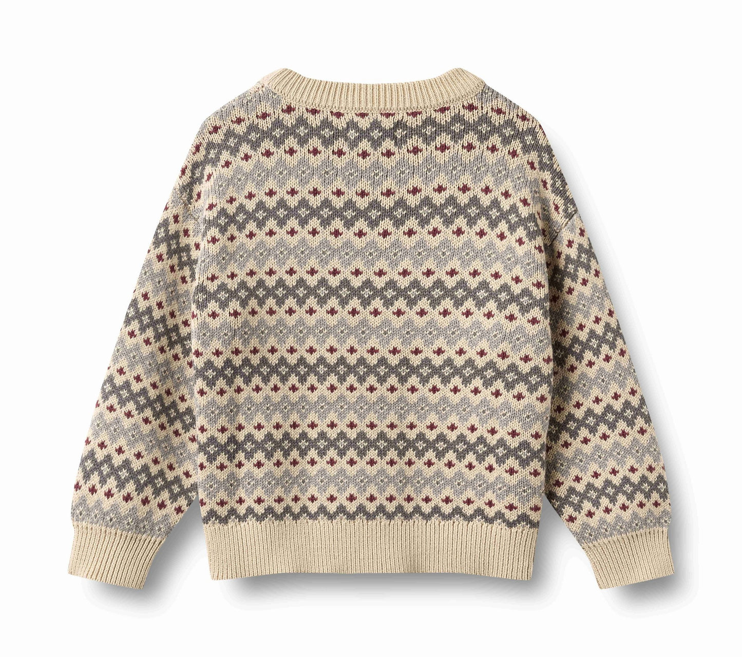 Harlow Flint Jacquard Pullover | Wheat