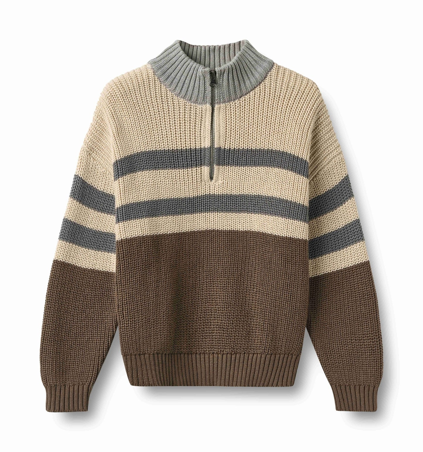 Simo Dry Wood Quarter Zip | Wheat