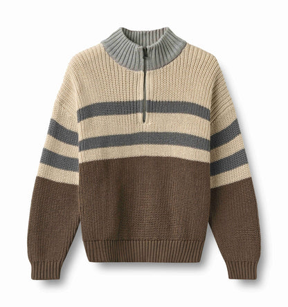 Simo Dry Wood Quarter Zip | Wheat