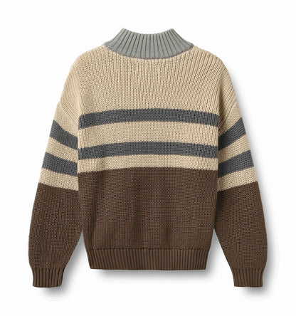 Simo Dry Wood Quarter Zip | Wheat