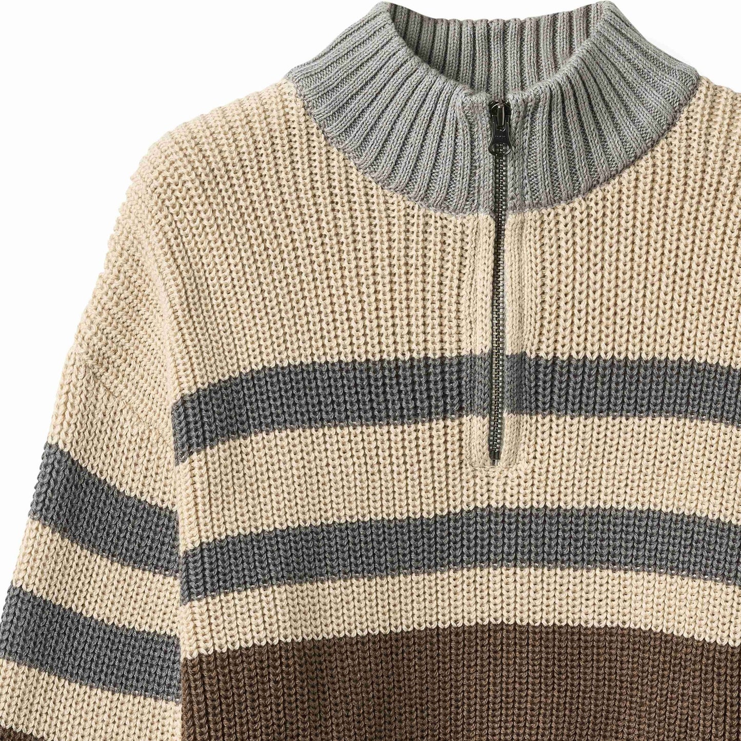 Simo Dry Wood Quarter Zip | Wheat
