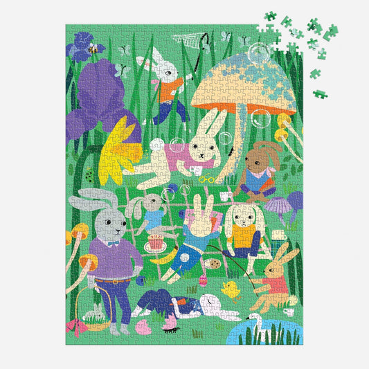 Bunny Daydream 1000 pc Puzzle | Galison