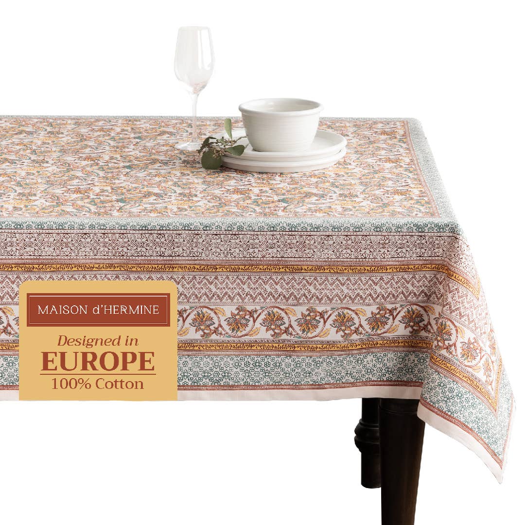 Nila Cotton Tablecloth (Various Sizes) | Maison d'Hermine