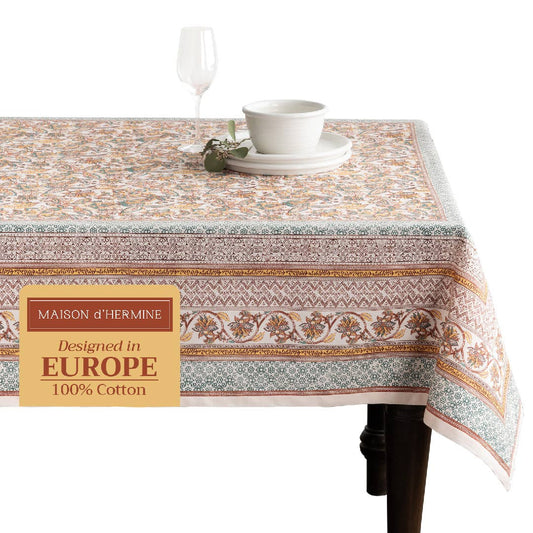 Nila Cotton Tablecloth (Various Sizes) | Maison d'Hermine