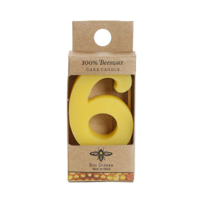 Birthday Number Cake Candles (Various) | Big Dipper Wax Works