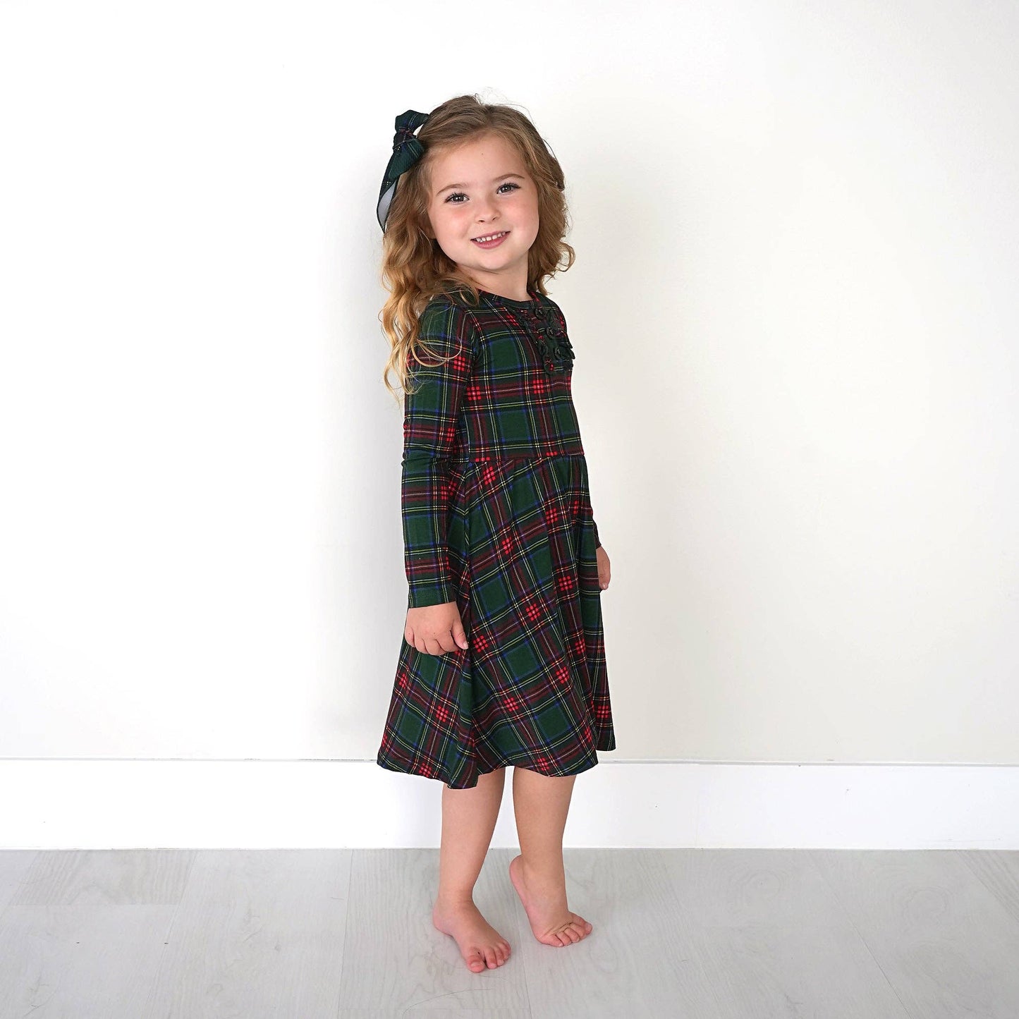 Kane Tartan Bamboo Dress | Gigi & Max