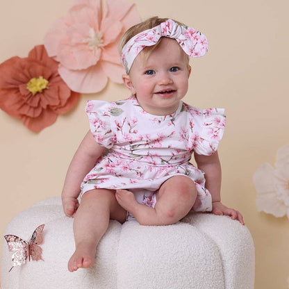 Cherry Blossom Organic Dress | Snuggle Hunny