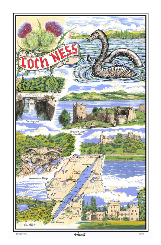 Loch Ness Cotton Tea Towel | Samuel Lamont & Sons