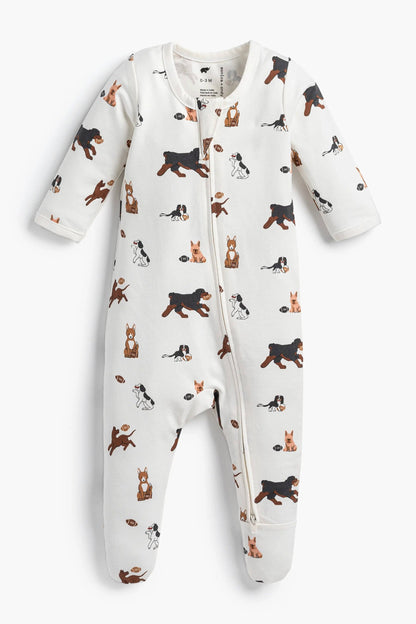 Football Pups Romper | Monica + Andy