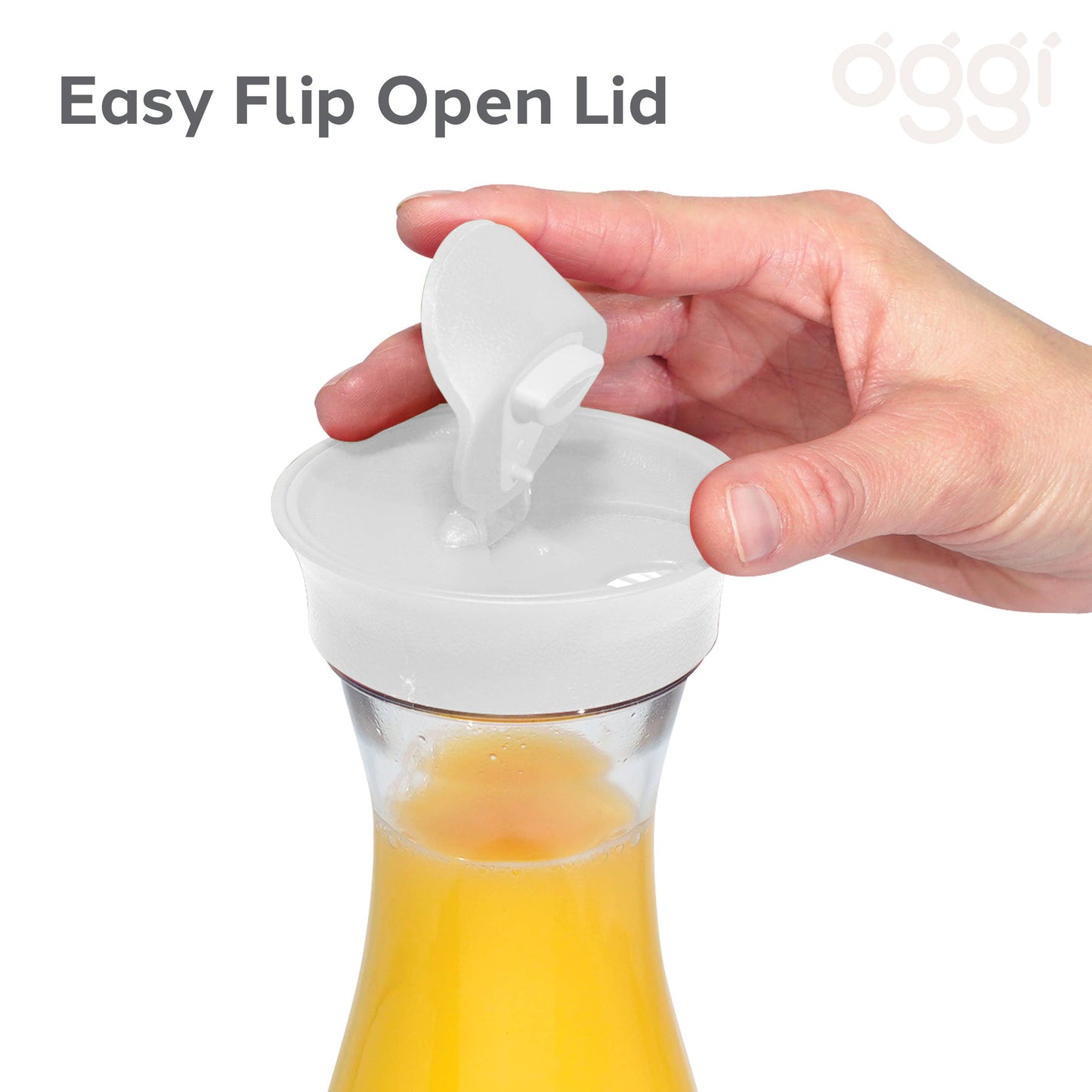 JuIce Jar w/ Flip-Open Lid (1.6 lt, 54 oz) | Oggi