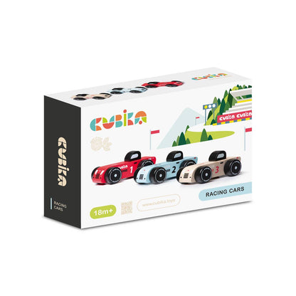 Cubika Wooden Racing Cars | Toysmith