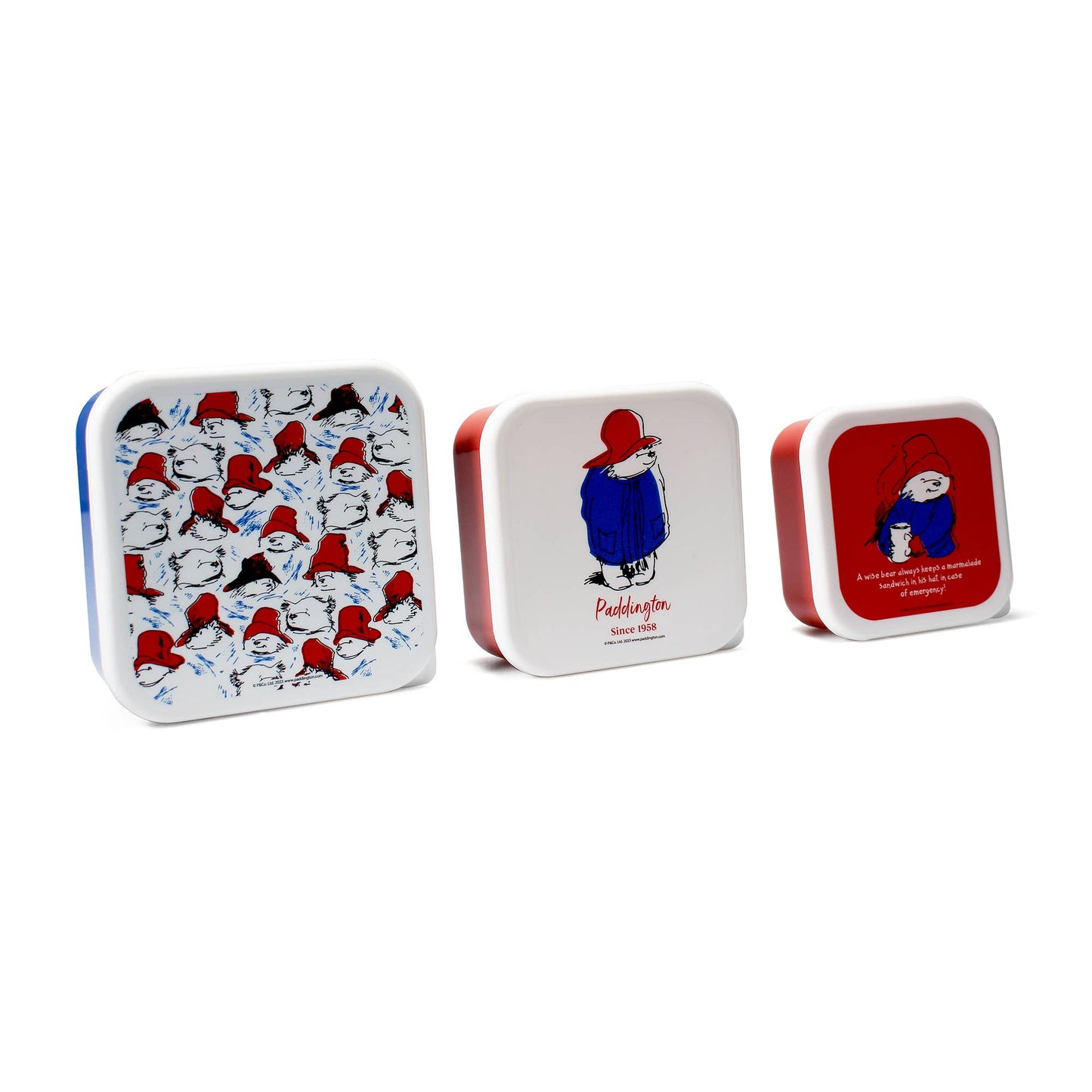 Paddington Snack Boxes - Set of 3 | Half Moon Bay By Design