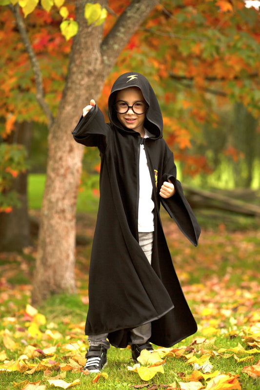 Wizard Cloak With Glasses Costume | Great Pretenders