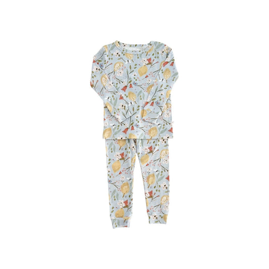 Lemon Floral Two Piece Set | Emi Lei