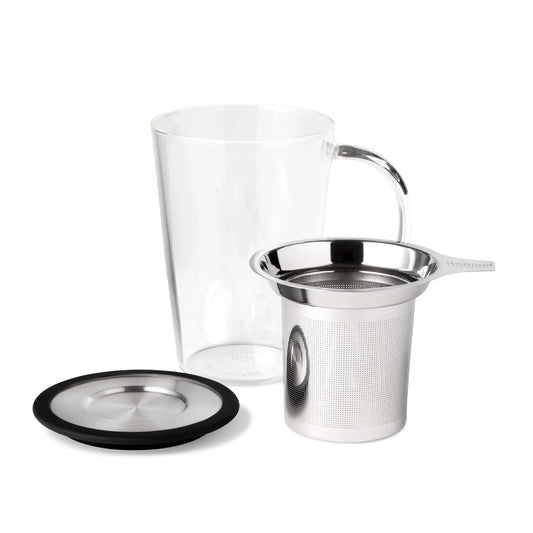 Glass Pao Mug with Infuser | Whittard of Chelsea