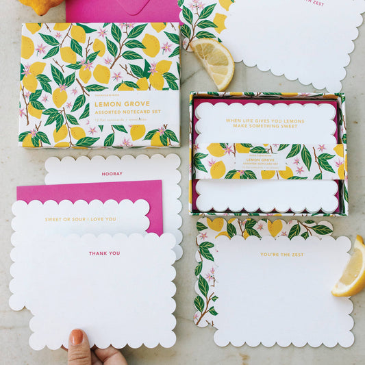 Lemon Grove Notecard Set | Paper Farm Press