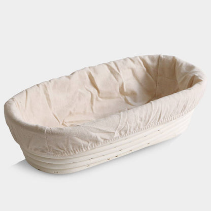 Oblong Proofing Basket and Liner | Breadtopia