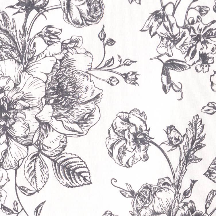 Toile Print Skirted Bodysuit | Tesa Babe