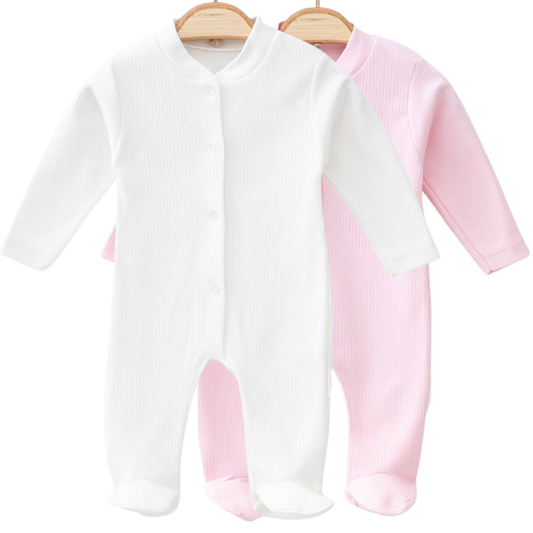 Organic Cotton Footed Jumpsuit | Himmelberg Baby