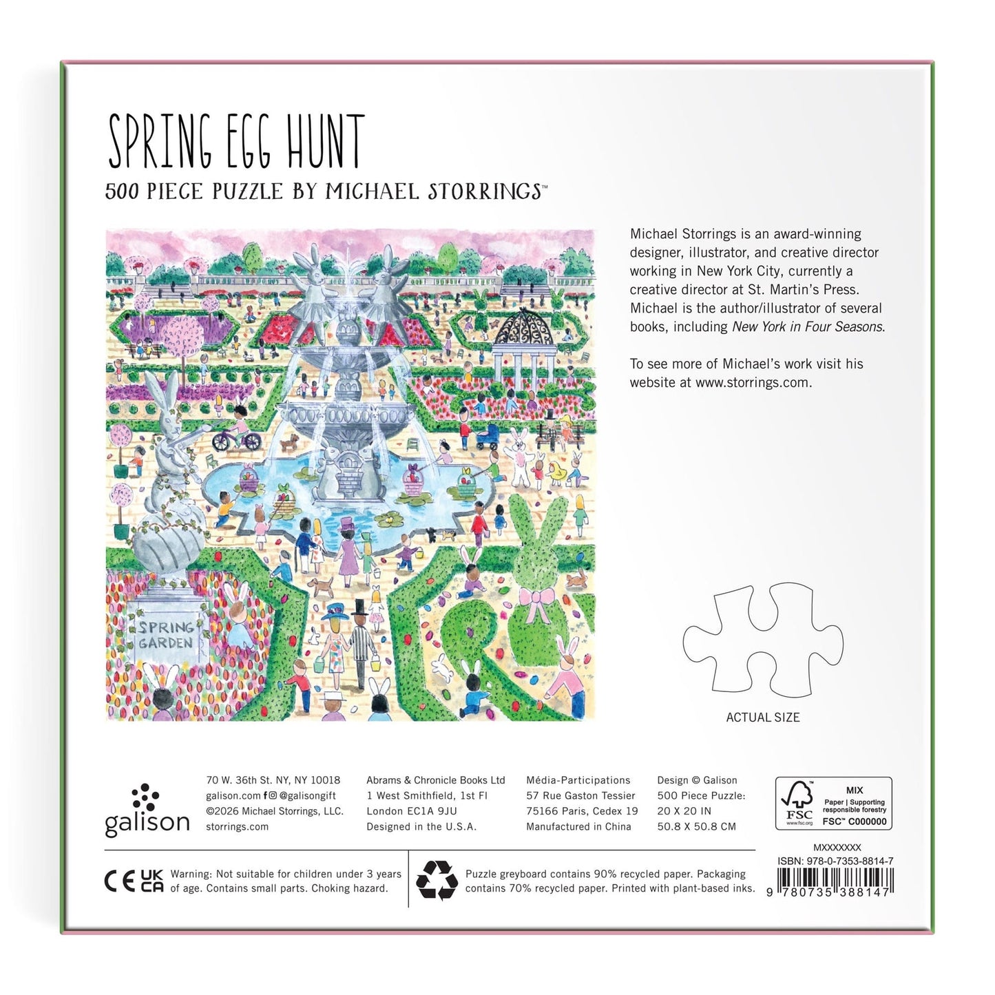 Spring Egg Hunt 500 pc Puzzle | Michael Storrings