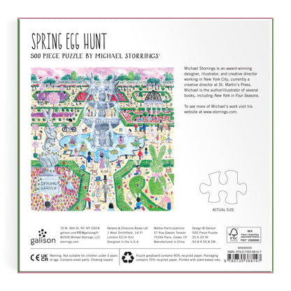 Spring Egg Hunt 500 pc Puzzle | Michael Storrings
