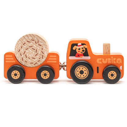 Cubika Wooden Toy Tractor | Toysmith