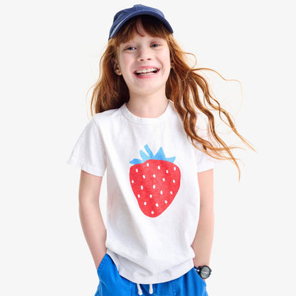 Kids Strawberry Tee | Primary