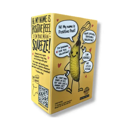 Positive Peel Banana Keychain | Katie Doodle