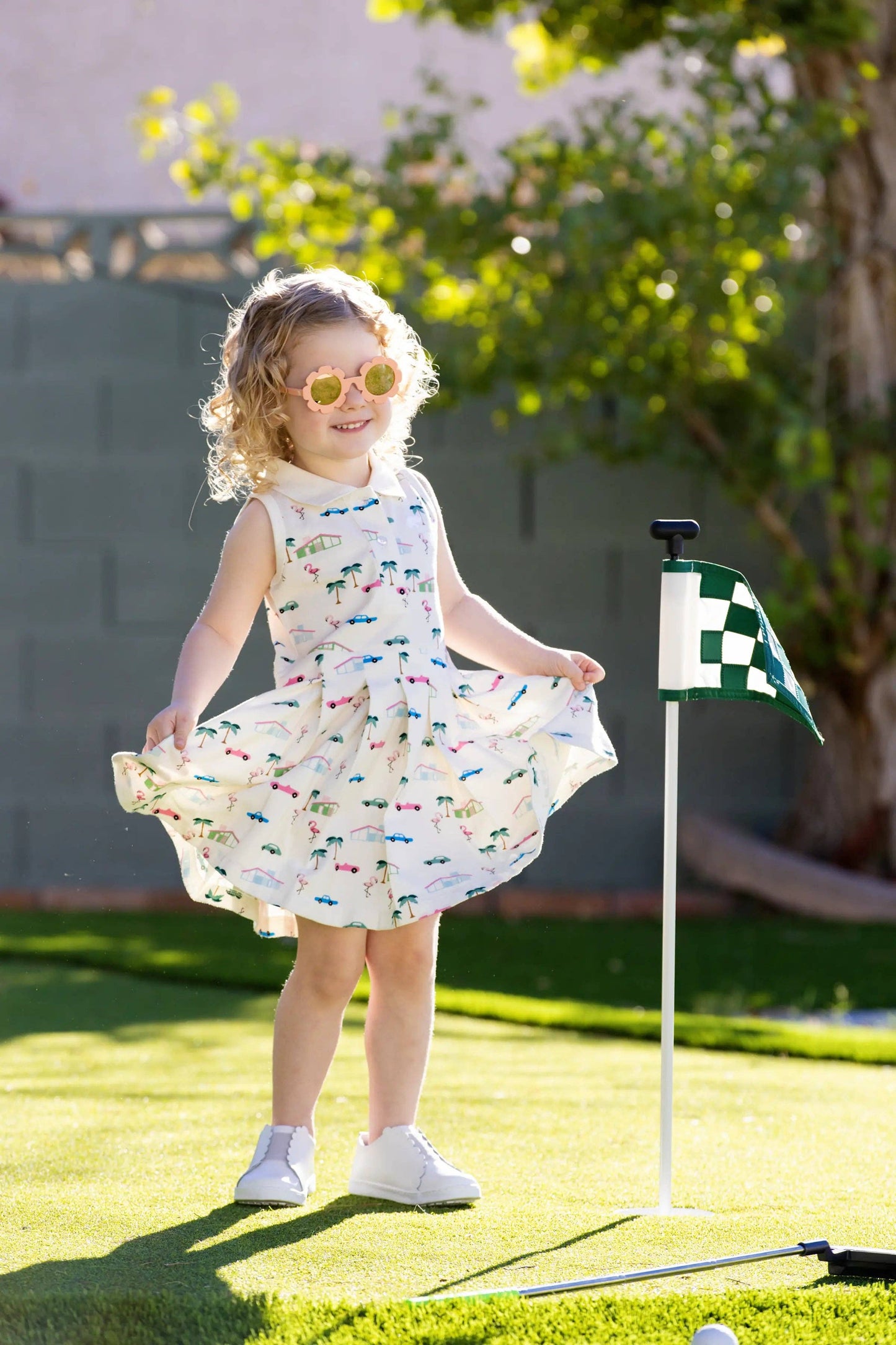 Retro Palm Springs Tennis Dress | Monica + Andy