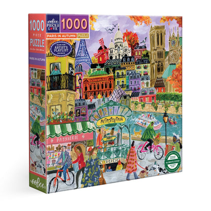 Paris in Autumn Puzzle (1000pc) | Eeboo
