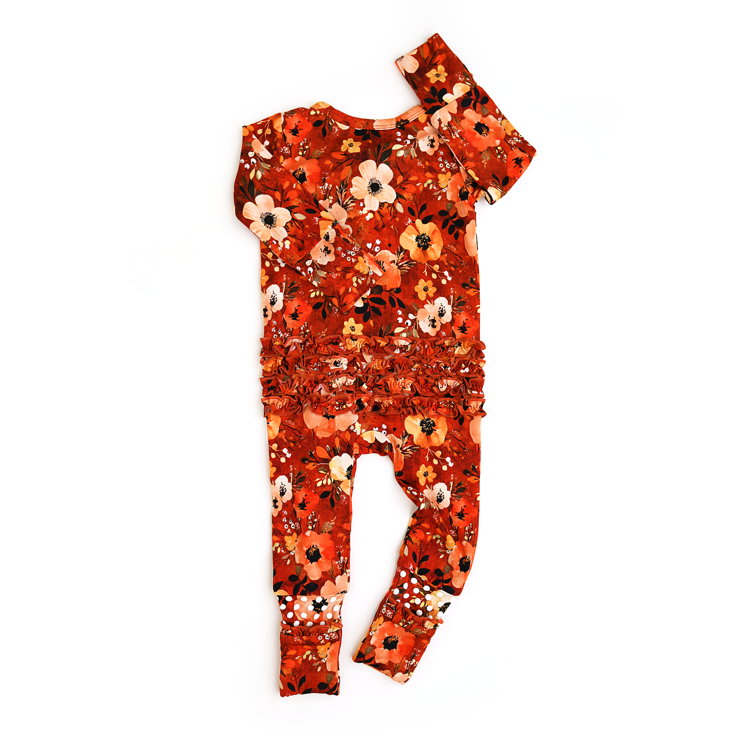 Auburn Ruffle Romper | Gigi & Max