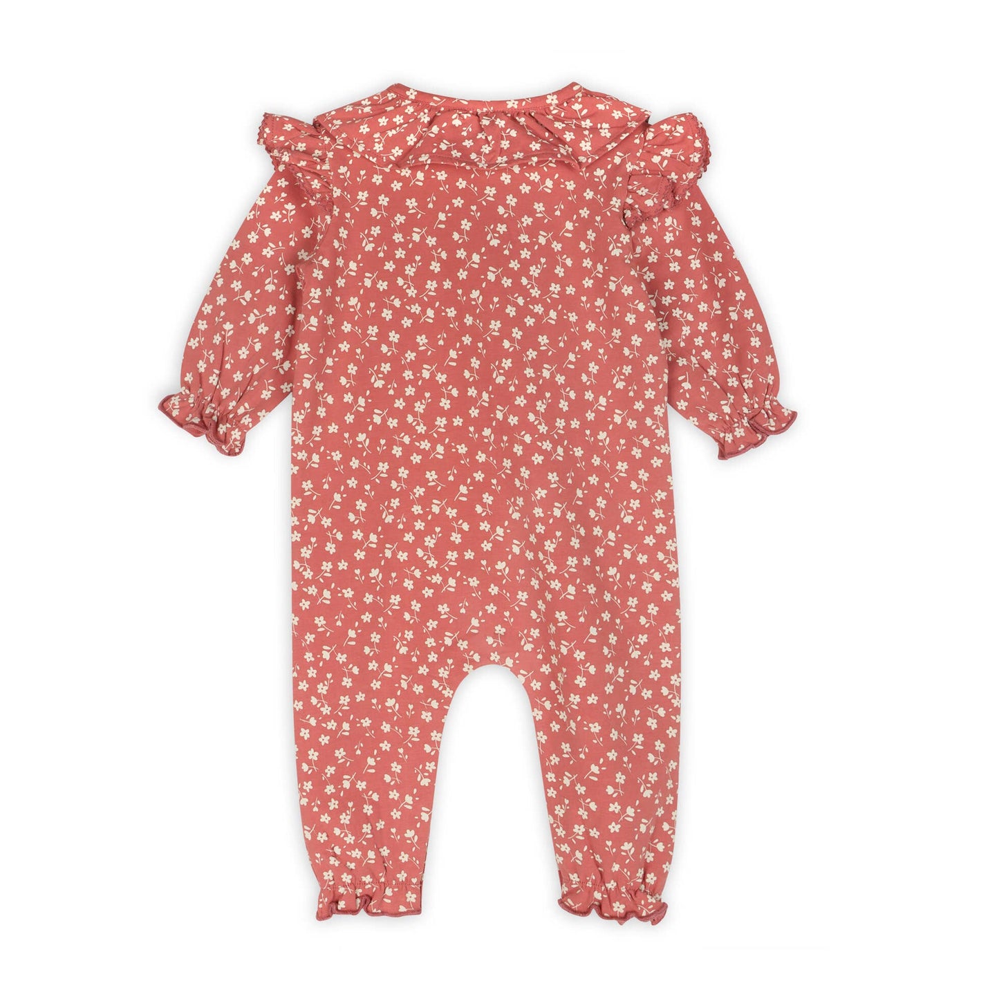 Rose Floral Smocked Jumpsuit | Viverano Organics